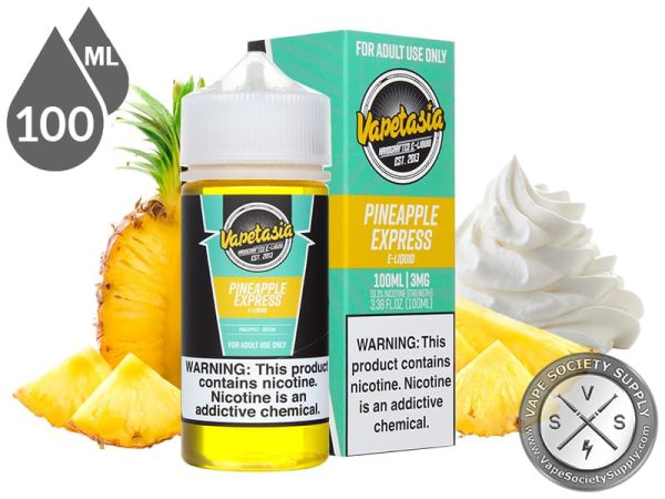 ایجوس آناناس خامه ویپتاسیا | Vapetasia Pineapple Express Ejuice